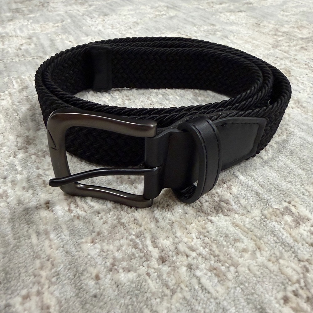 Nike Black Braided Belt